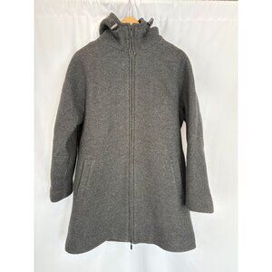 CK Calvin Klein Hooded Wool Jacket Grey, Men's Sz Small